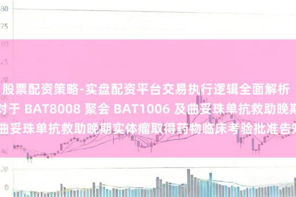 股票配资策略-实盘配资平台交易执行逻辑全面解析 百奥泰：自发裸露对于 BAT8008 聚会 BAT1006 及曲妥珠单抗救助晚期实体瘤取得药物临床考验批准告知书的公告