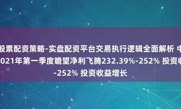 股票配资策略-实盘配资平台交易执行逻辑全面解析 中外洋运2021年第一季度瞻望净利飞腾232.39%-252% 投资收益增长